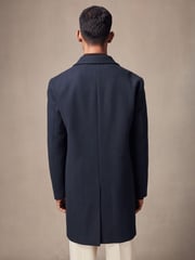 Navy Blue Epsom Overcoat - Image 3 of 10