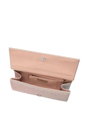 Lotus Pink Clutch Bag with Chain - Image 3 of 4