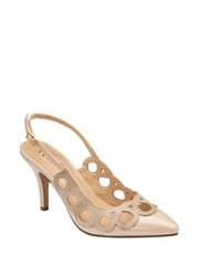 Lotus Nude Slingback Court Shoes - Image 1 of 4