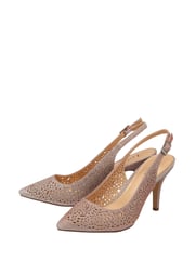 Lotus Pink Slingback Court Shoes - Image 2 of 4