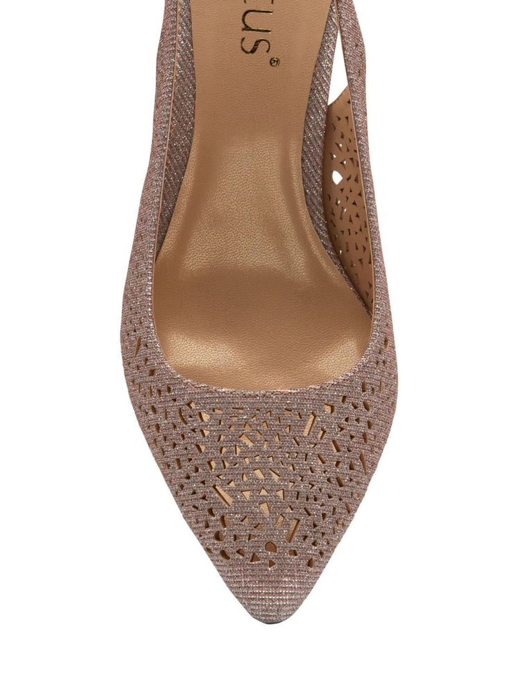 Lotus Pink Slingback Court Shoes - Image 4 of 4