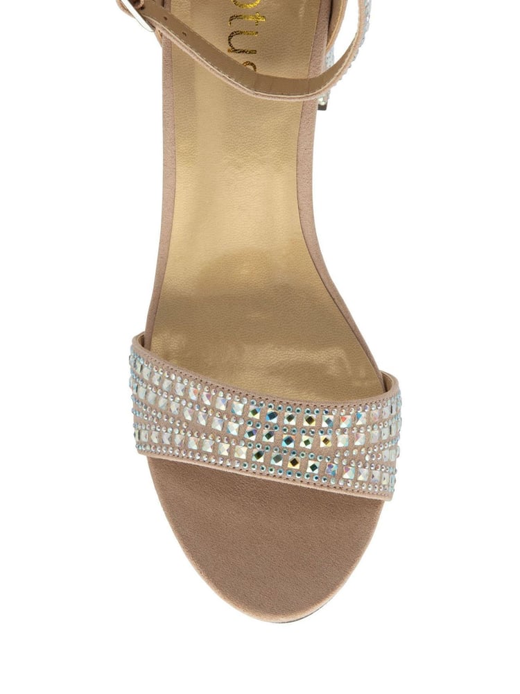 Lotus Pink Open-Toe Heeled Sandals - Image 4 of 4