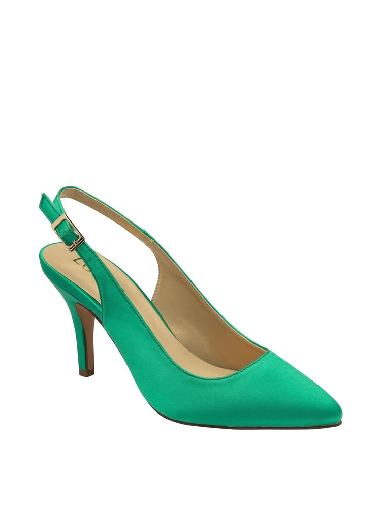 Lotus Green Slingback Court Shoes - Image 1 of 4