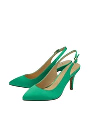 Lotus Green Slingback Court Shoes - Image 2 of 4