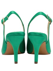 Lotus Green Slingback Court Shoes - Image 3 of 4