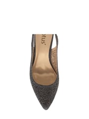 Lotus Grey Slingback Court Shoes - Image 4 of 4
