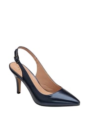 Lotus Blue Slingback Court Shoes - Image 1 of 4