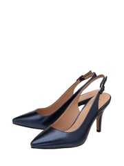Lotus Blue Slingback Court Shoes - Image 2 of 4