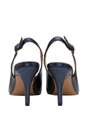 Lotus Blue Slingback Court Shoes - Image 3 of 4