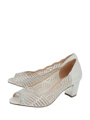 Lotus White Open-Toe Shoes - Image 2 of 4