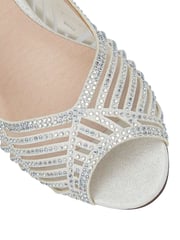 Lotus White Open-Toe Shoes - Image 4 of 4