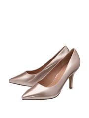 Lotus Pink Patent Court Shoes - Image 2 of 4