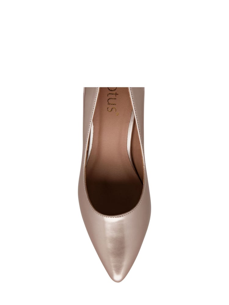 Lotus Pink Patent Court Shoes - Image 4 of 4
