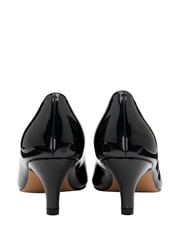 Lotus Black Kitten-Heel Court Shoes - Image 3 of 4