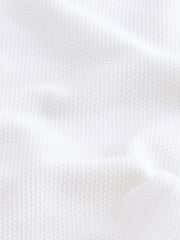 White Muscle Fit Motionflex Textured Shirt - Image 8 of 8