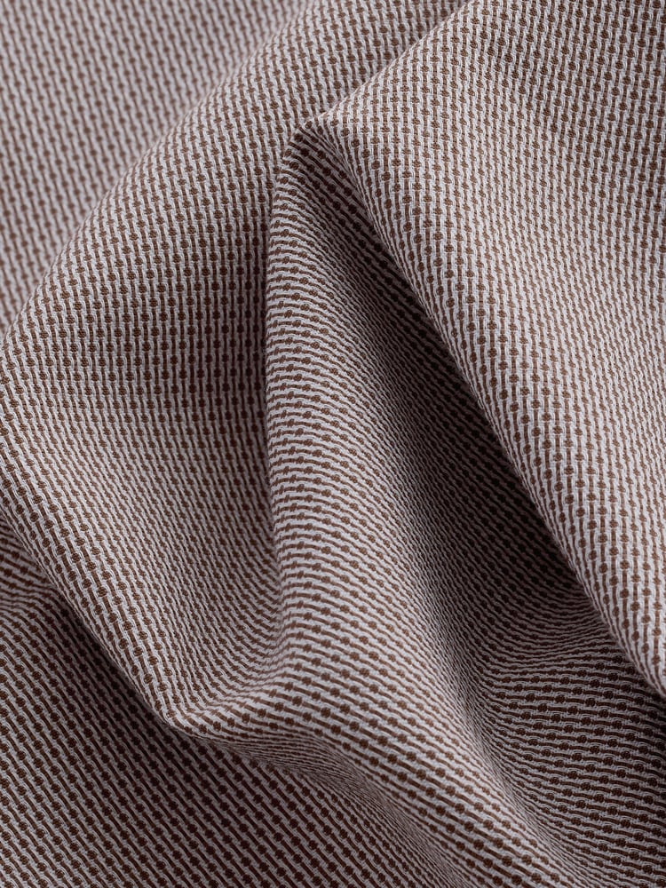 Neutral Brown Texture Regular Fit Shirt And Tie Pack - Image 10 of 10