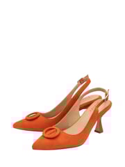 Lotus Orange Pointed-Toe Court Shoes - Image 2 of 4