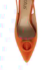 Lotus Orange Pointed-Toe Court Shoes - Image 4 of 4