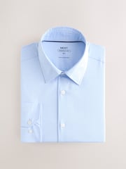 Light Blue Muscle Fit Motionflex Textured Shirt - Image 1 of 3