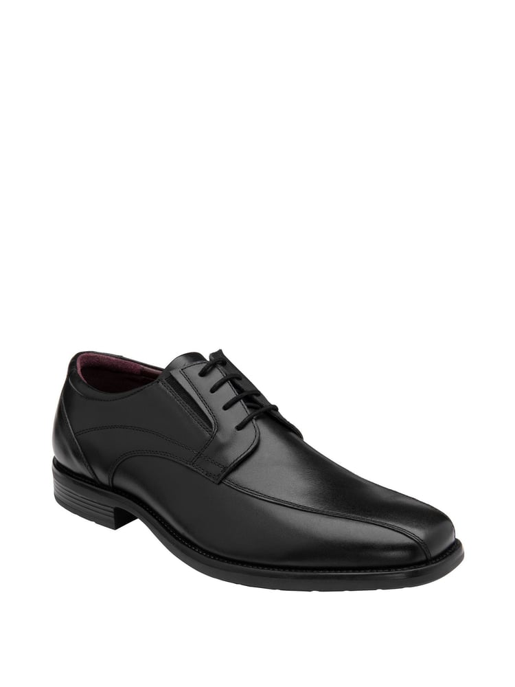 Lotus Jet Black Leather Derby Shoes - Image 1 of 4