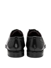 Lotus Jet Black Leather Derby Shoes - Image 3 of 4