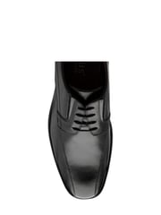 Lotus Jet Black Leather Derby Shoes - Image 4 of 4