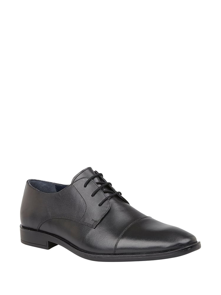 Lotus Onyx Black Leather Derby Shoes - Image 1 of 4