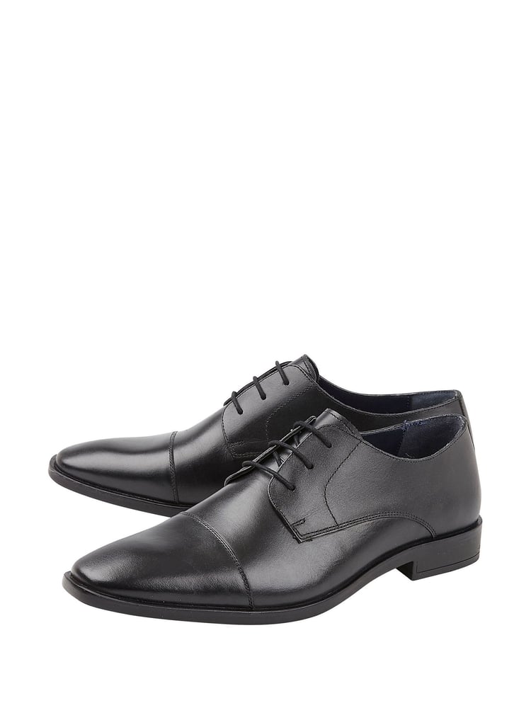 Lotus Onyx Black Leather Derby Shoes - Image 2 of 4