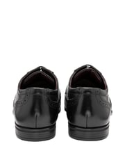 Lotus Jet Black Leather Lace-Up Brogues - Image 3 of 4
