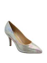 Lotus Silver Stiletto-Heel Court Shoes - Image 1 of 4