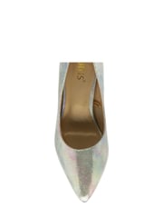 Lotus Silver Stiletto-Heel Court Shoes - Image 4 of 4