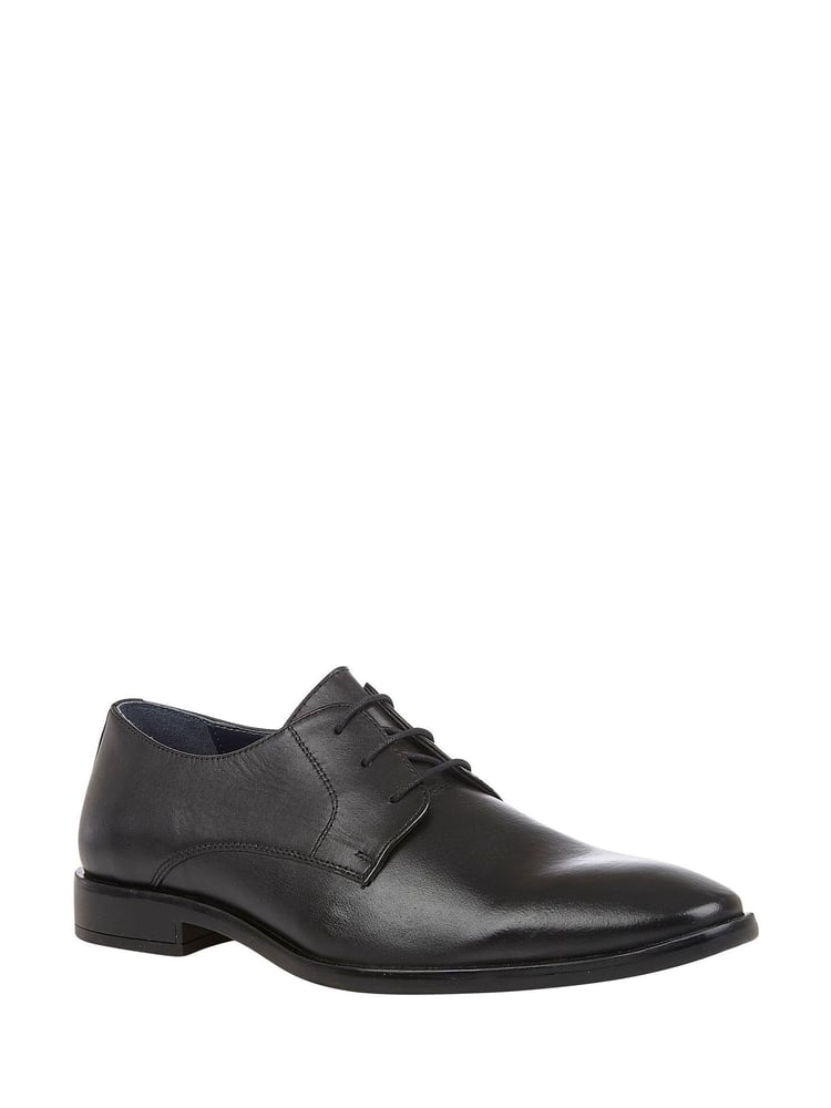Lotus Charcole Black Leather Derby Shoes - Image 1 of 4