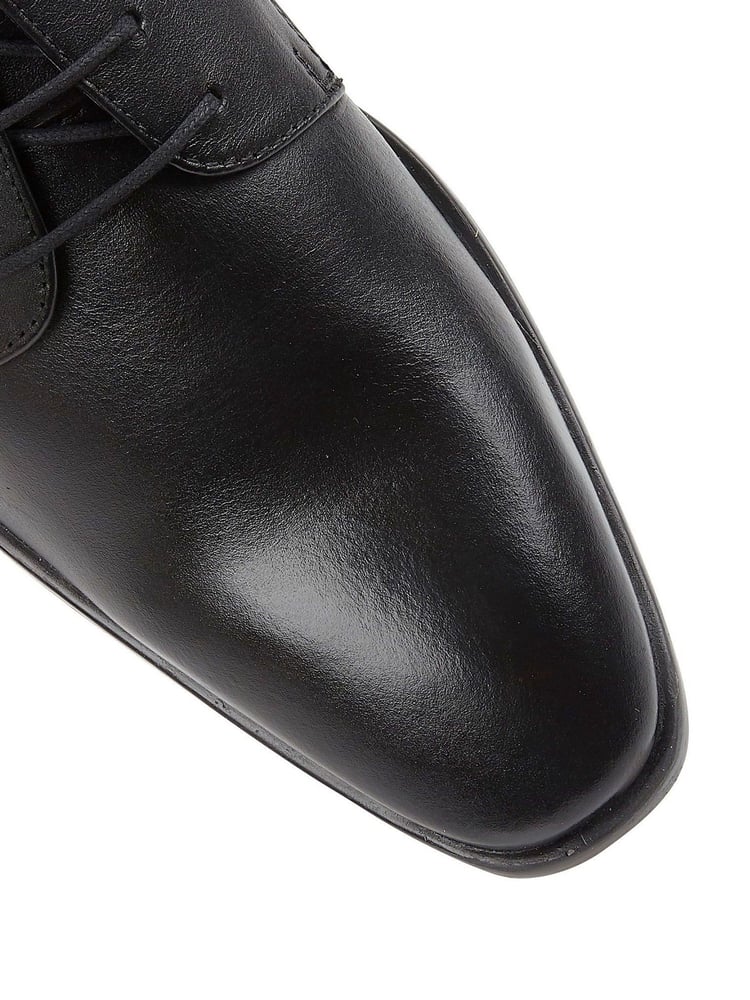 Lotus Charcole Black Leather Derby Shoes - Image 4 of 4