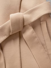 The Set Camel Belted Wrap Coat - Image 6 of 6