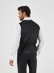 Skopes Charcoal Grey Single Breasted Wool Rich Darwin Suit Waistcoat - Image 2 of 4