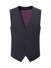 Skopes Navy Blue Single Breasted Wool Rich Darwin Suit Waistcoat - Image 3 of 4