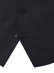 Skopes Navy Blue Single Breasted Wool Rich Darwin Suit Waistcoat - Image 4 of 4