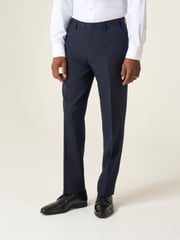 Skopes Navy Blue Classic Fit Wool Rich Darwin Suit Trousers - Image 1 of 4