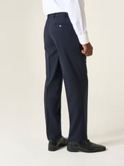 Skopes Navy Blue Classic Fit Wool Rich Darwin Suit Trousers - Image 2 of 4