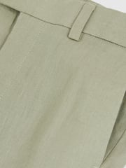 Reiss Apple Kin 9-13 yrs Slim Fit Linen Adjustable Trousers - Image 4 of 4
