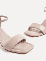 Linzi Nude Balfour Block Heeled Sandals With Padded Front Strap - Image 5 of 5