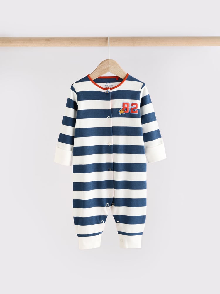 Bright Baby Footless Sleepsuits 3 Pack (0mths-3yrs) - Image 2 of 13
