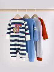 Bright Baby Footless Sleepsuits 3 Pack (0mths-3yrs) - Image 5 of 13