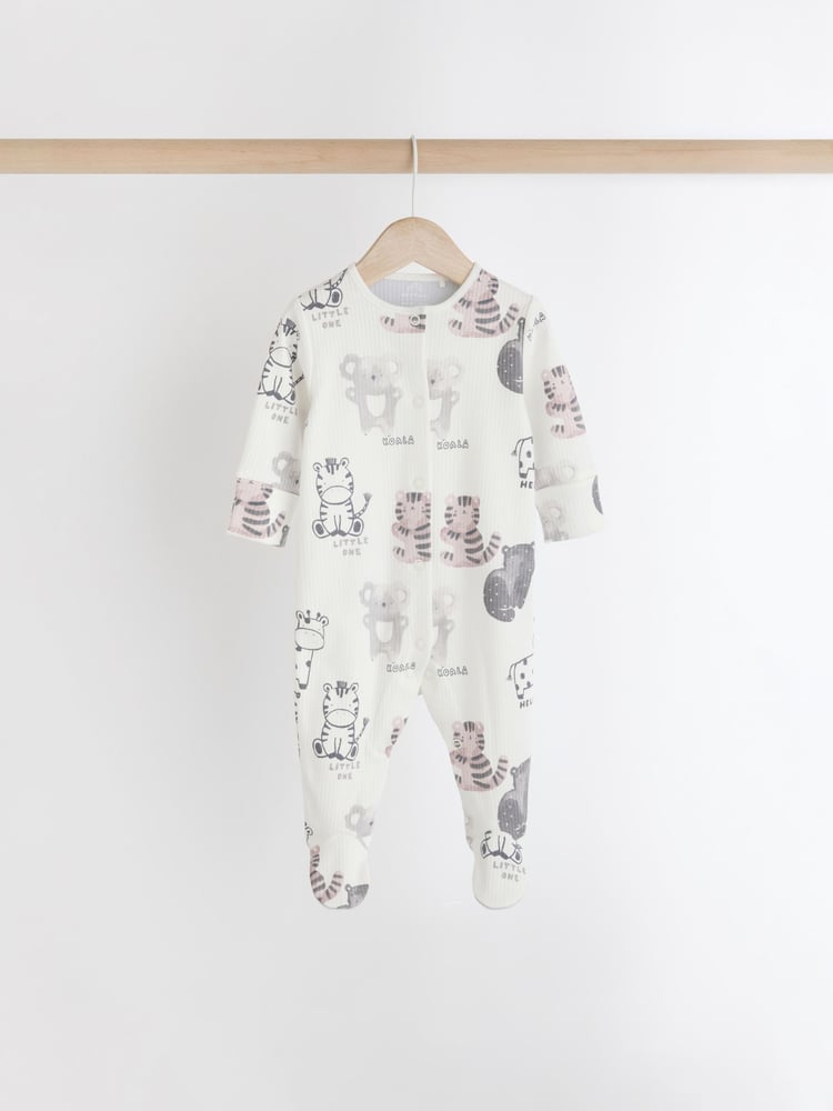 Black/White Baby Sleepsuits 4 Pack (0mths-2yrs) - Image 2 of 13