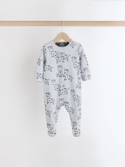 Black/White Baby Sleepsuits 4 Pack (0mths-2yrs) - Image 3 of 13