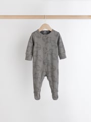 Black/White Baby Sleepsuits 4 Pack (0mths-2yrs) - Image 5 of 13
