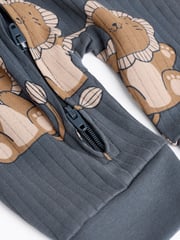Navy Baby Two Way Zip Footless 100% Cotton Sleepsuits 3 Pack (0mths-3yrs) - Image 10 of 12
