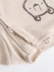 Monochrome Baby 2 Way Zip Sleepsuits 3 Pack (0mths-2yrs) - Image 10 of 13