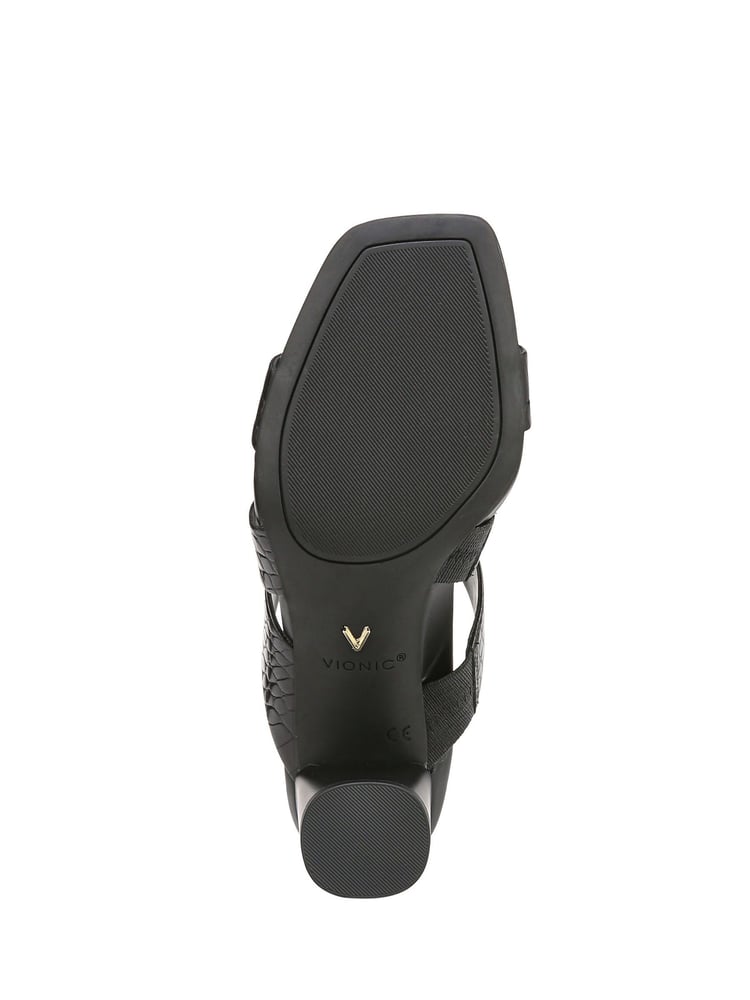 Vionic Merlot Wide Fit Heeled Sandals - Image 7 of 7