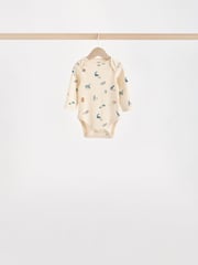 Teal Blue 7 Pack Baby Bodysuits - Image 2 of 13